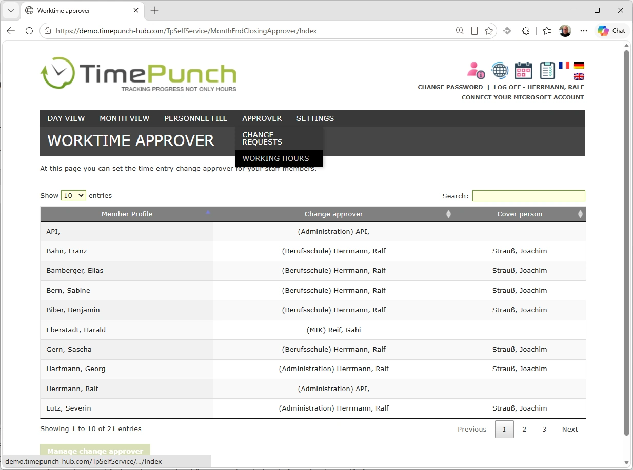 Self-Service Portal – Approvers
