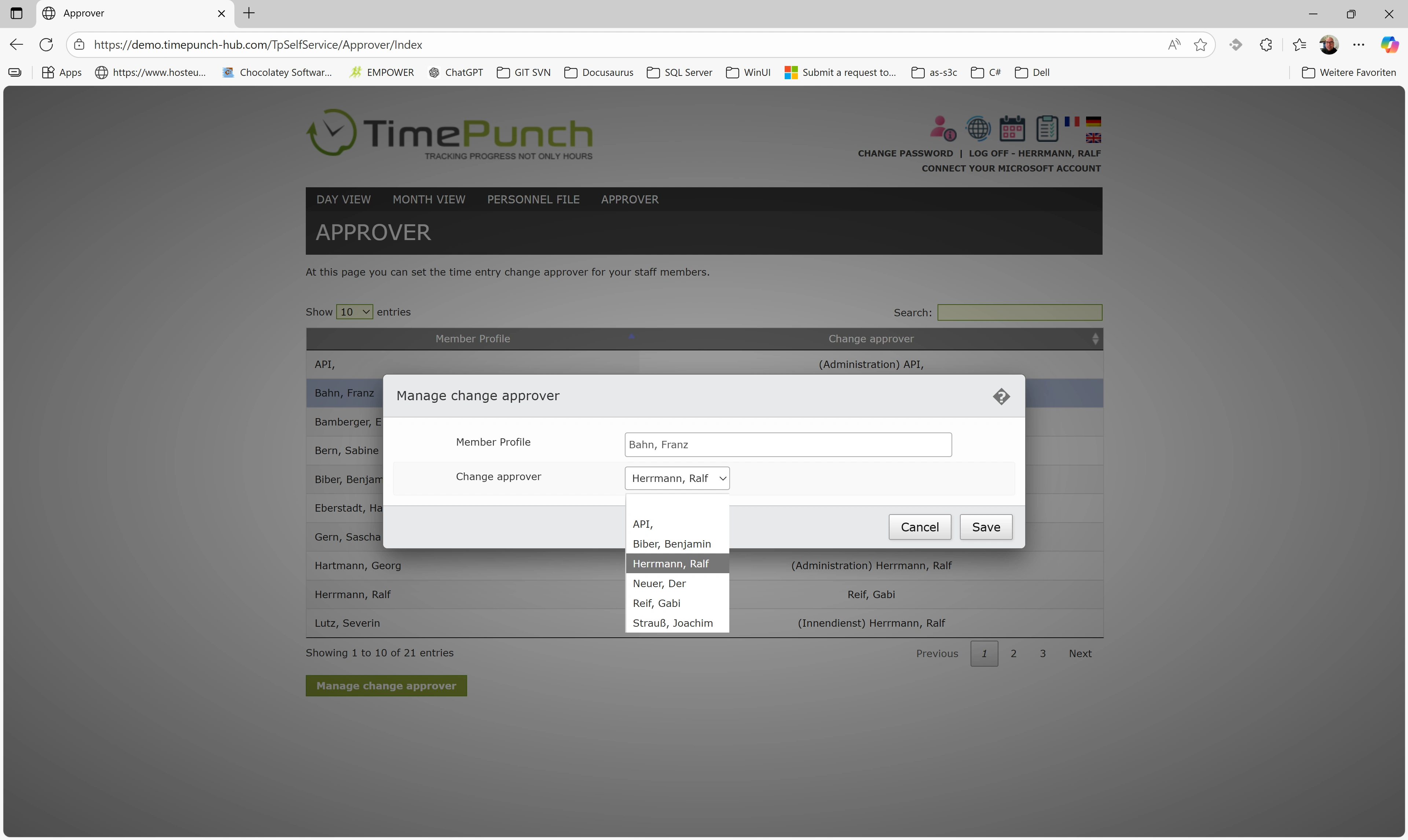 Self-disclosure – Set authorising person
