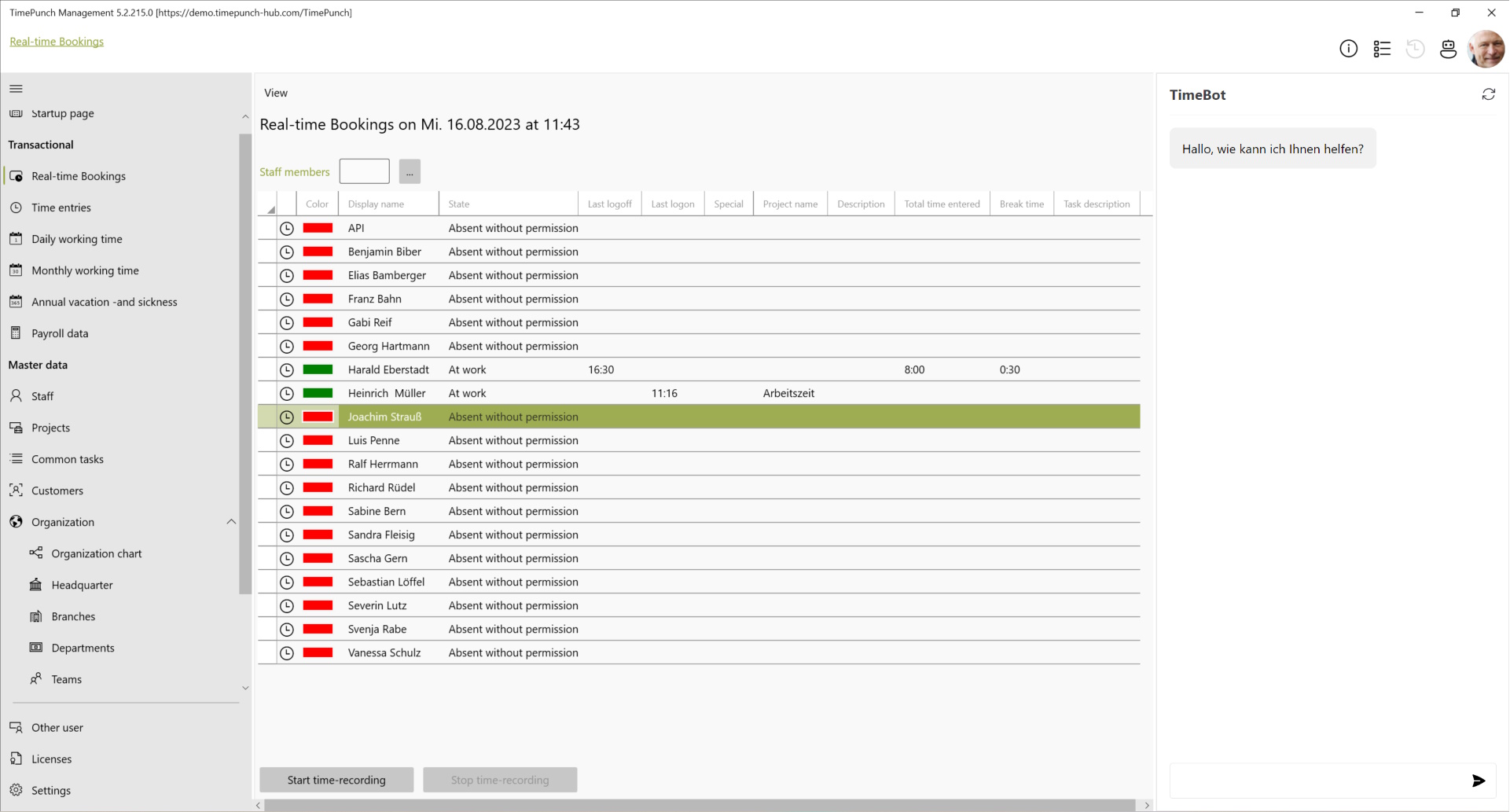 Change Tracking Panel